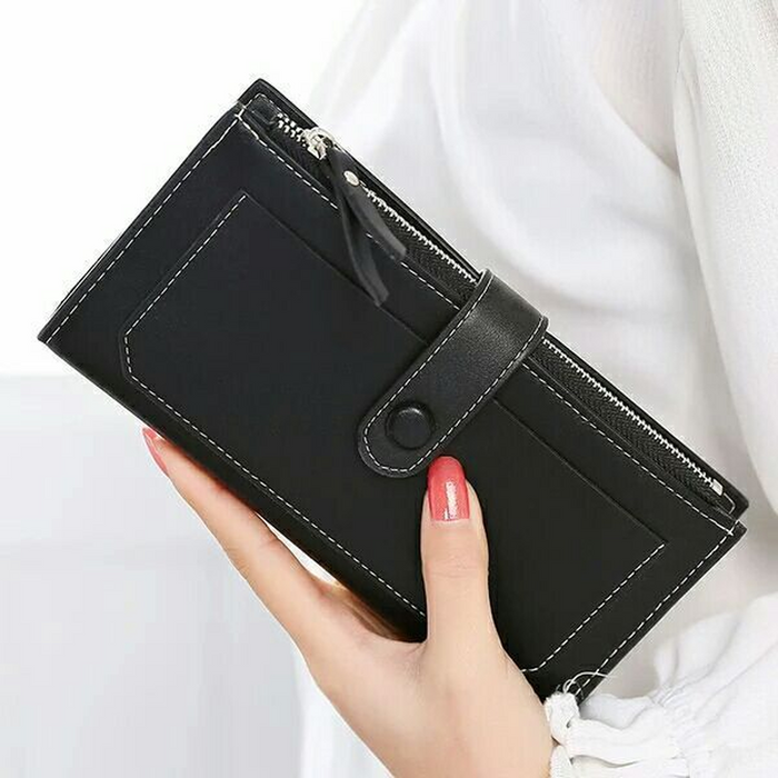 Classic Leather Wallet for Women