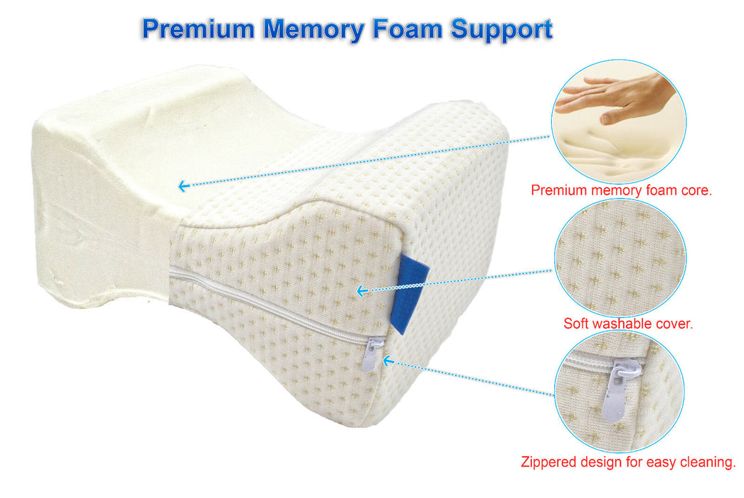 PlushForm - Orthopedic Knee Pillow for Side Sleepers
