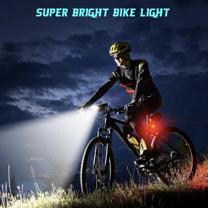 NightRide Pro Light Set - Front & Rear Bike Lights