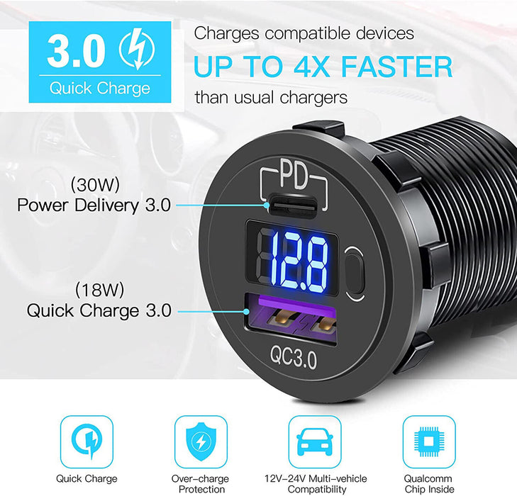 VoltMate DualCharge – Fast USB Car Charger