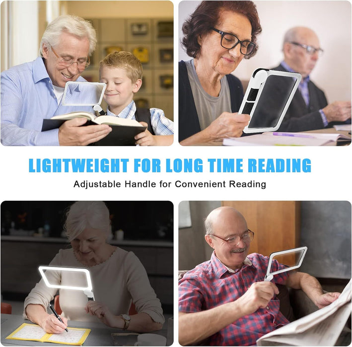 EasyRead - Full Page Magnifying Glass with Light