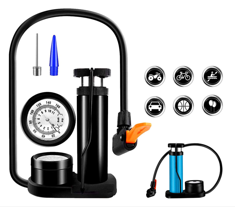 PeakPump - Portable Bike Pump with Pressure Gauge