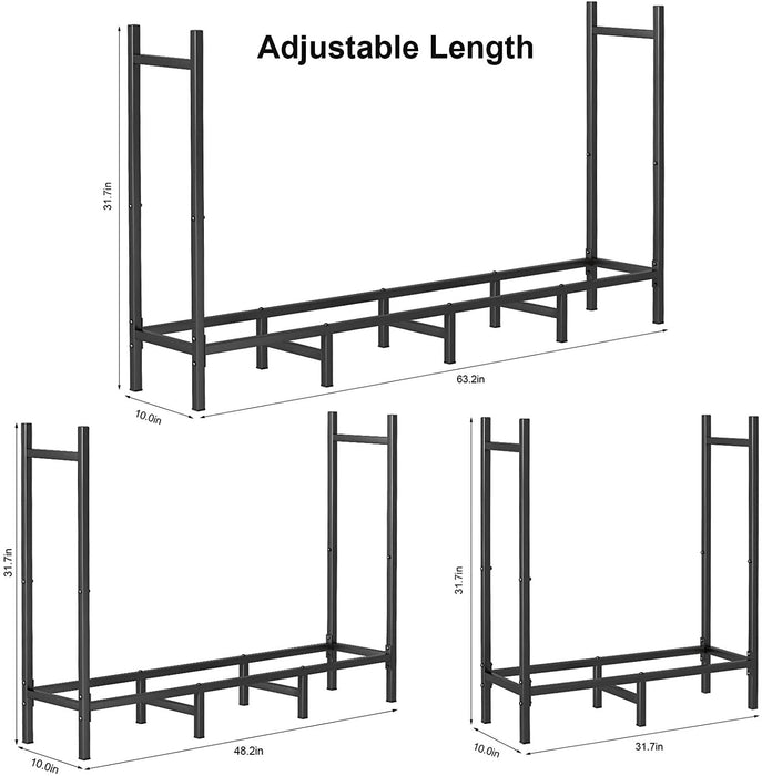 RusticStack - Adjustable Firewood Rack