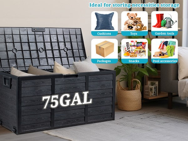 EcoDeck - Outdoor Patio Storage Deck Box