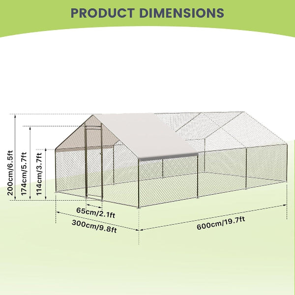 Wingstead - Walk-In Chicken Coop Run