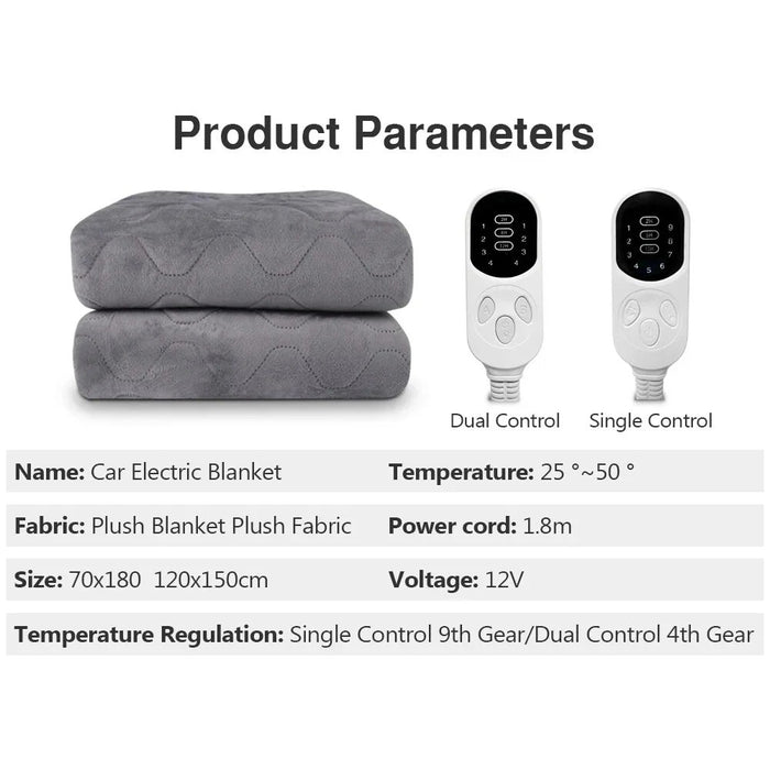 RoadWarm - Electric Heated Travel Blanket