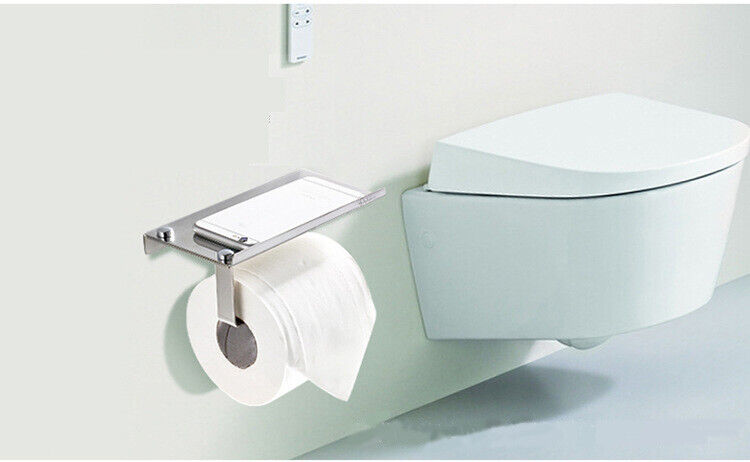 TidyRoll Shelf – Wall Mounted Toilet Paper Holder