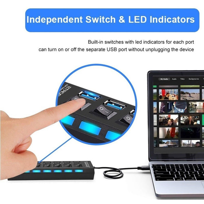 PortSphere - High-Speed USB Hub 3.0