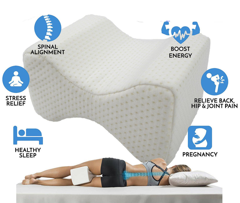 PlushForm - Orthopedic Knee Pillow for Side Sleepers
