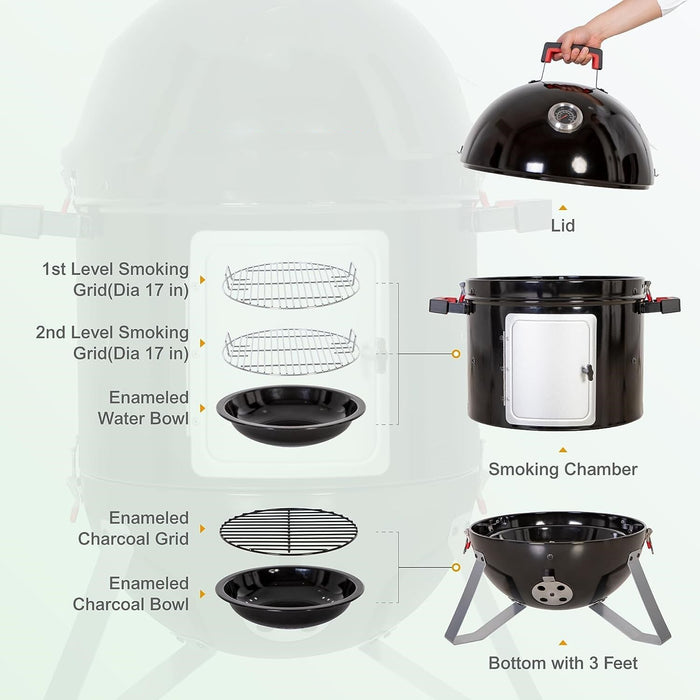 CharFlame - Charcoal BBQ Grill