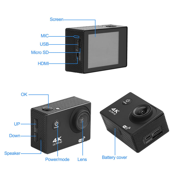 AquaVista - Ultra HD Action Camera
