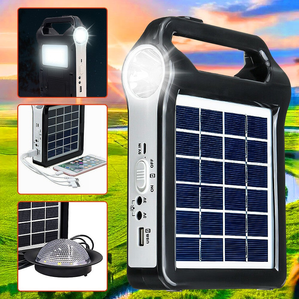 Compact Solar Led Light Portable Solar LED Light | USB Rechargeable Lantern | Solar Charging ...
