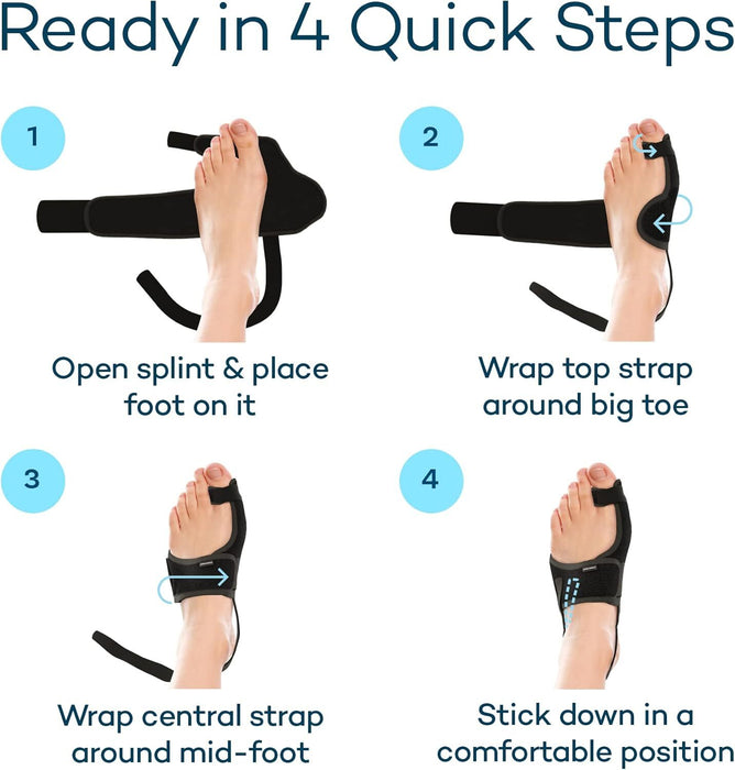 Pedi-Ease Comfort Support - Bunion Corrector for Pain Relief