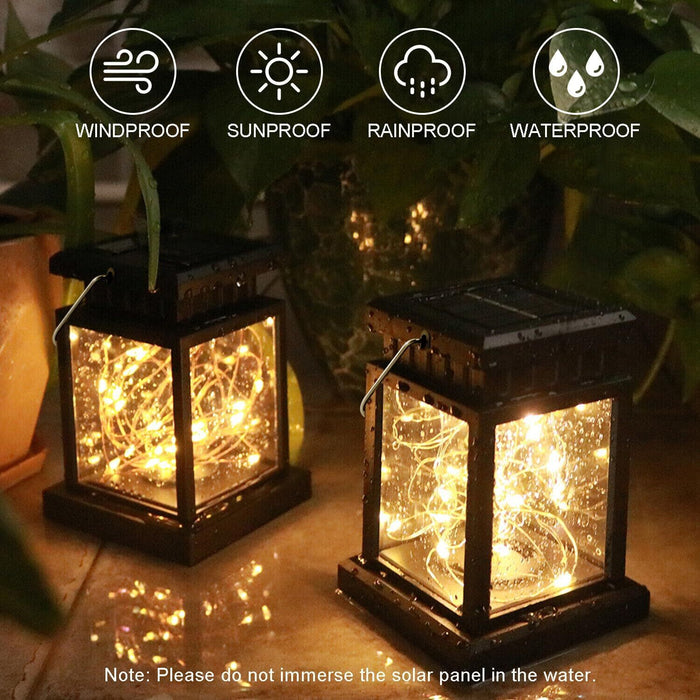 Solarique - Solar Hanging Candle Lanterns