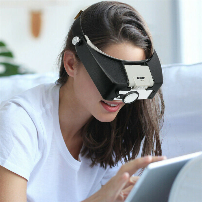 CraftSight  - Headband Magnifier with LED Light