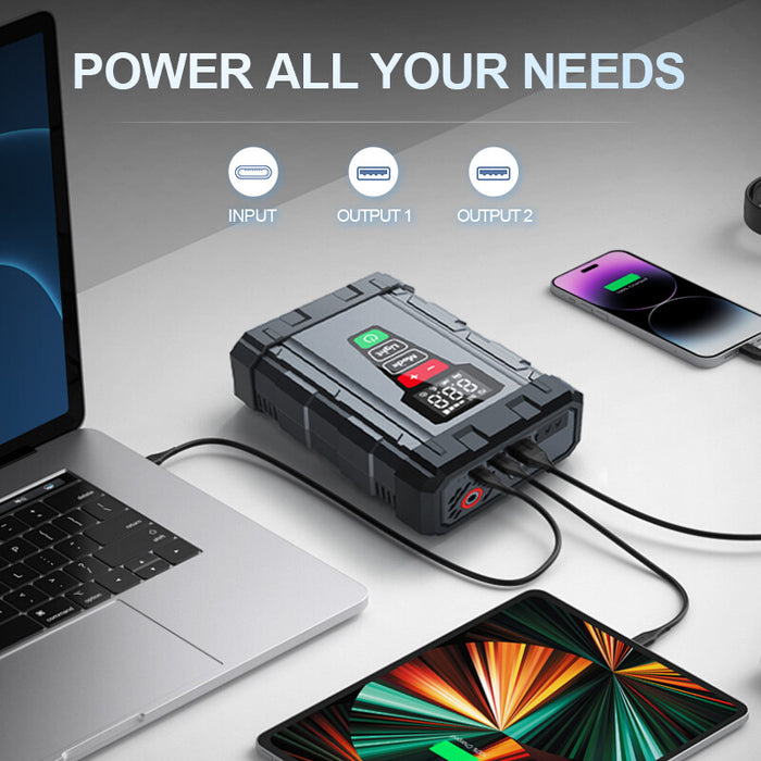 VoltX7 - Portable Car Jump Starter with Air Compressor