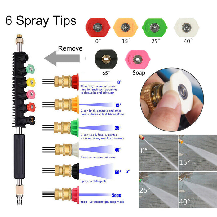 EdgeReach - Pressure Washer Extension Wand Set