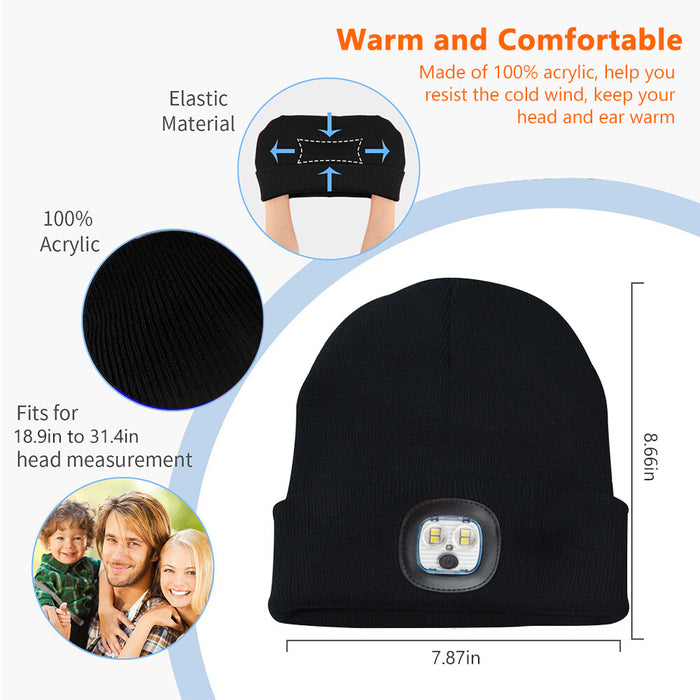 GlowTop - LED Beanie Hat