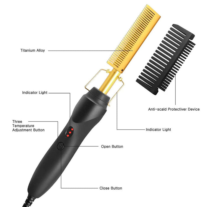 KinkEase – Hair Straightening Comb