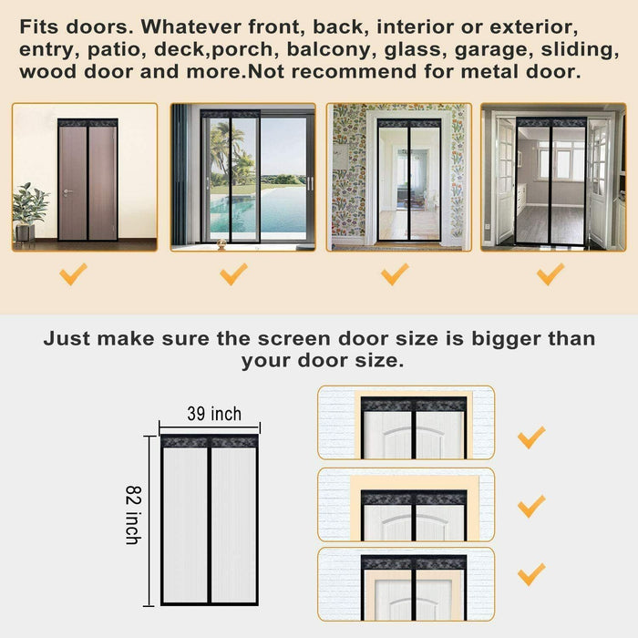 EasyBreeze Magnetic Door Screen