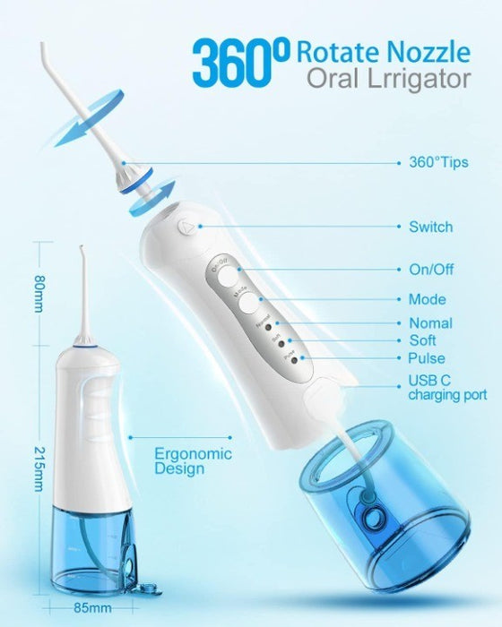 OralWave – Water Flosser for Teeth Cleaning