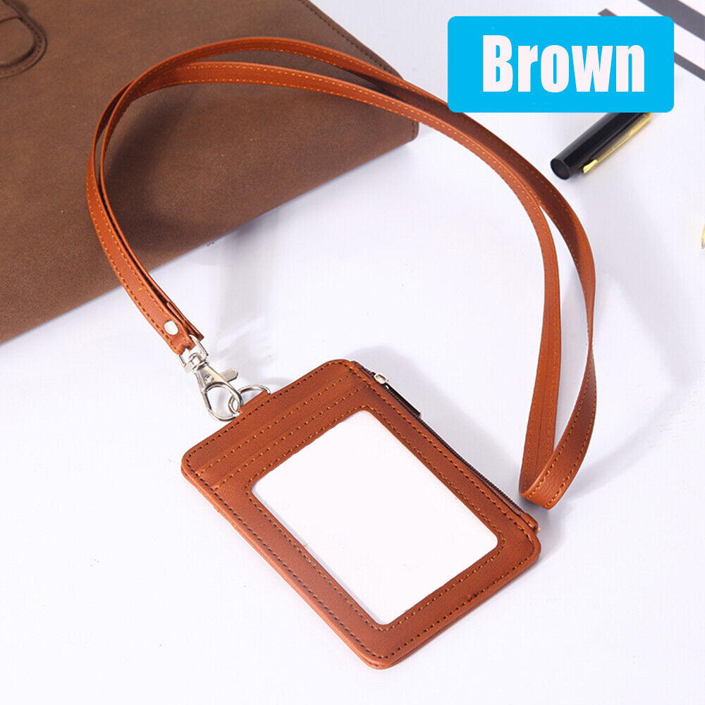 Premium PU Leather ID Card Holder