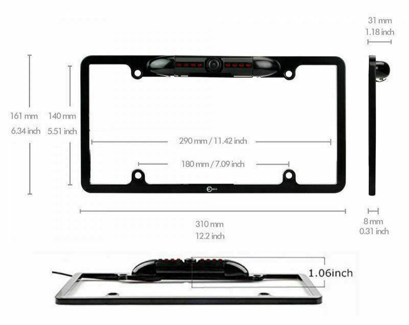 ClearView Guard - License Plate Backup Camera