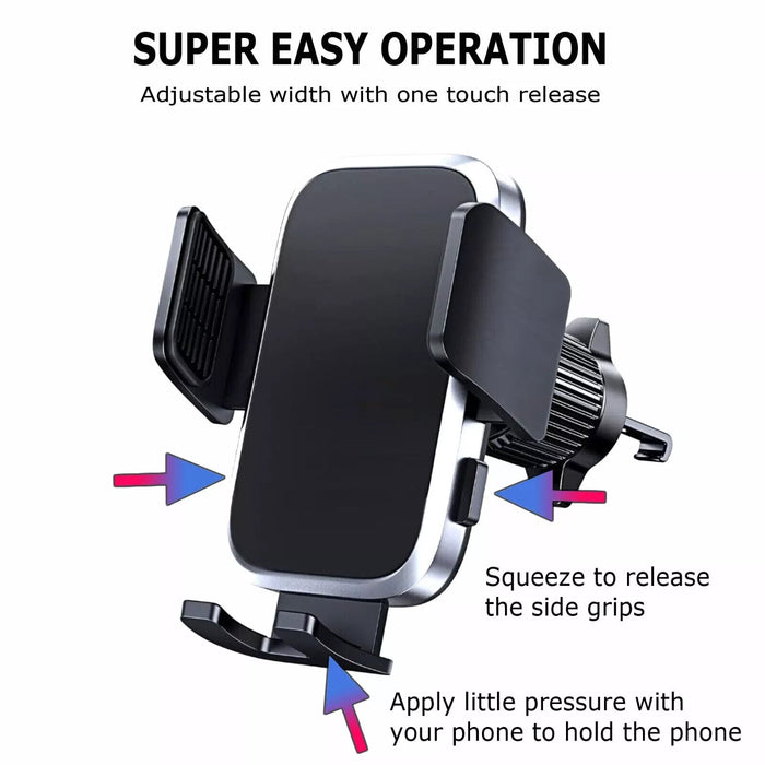 GripLock Drive - Car Phone Holder for Air Vent