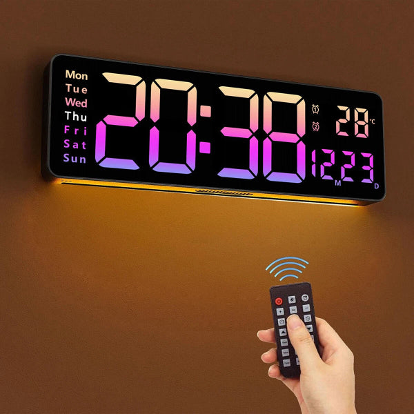 HomeBright - LED Digital Wall Clock