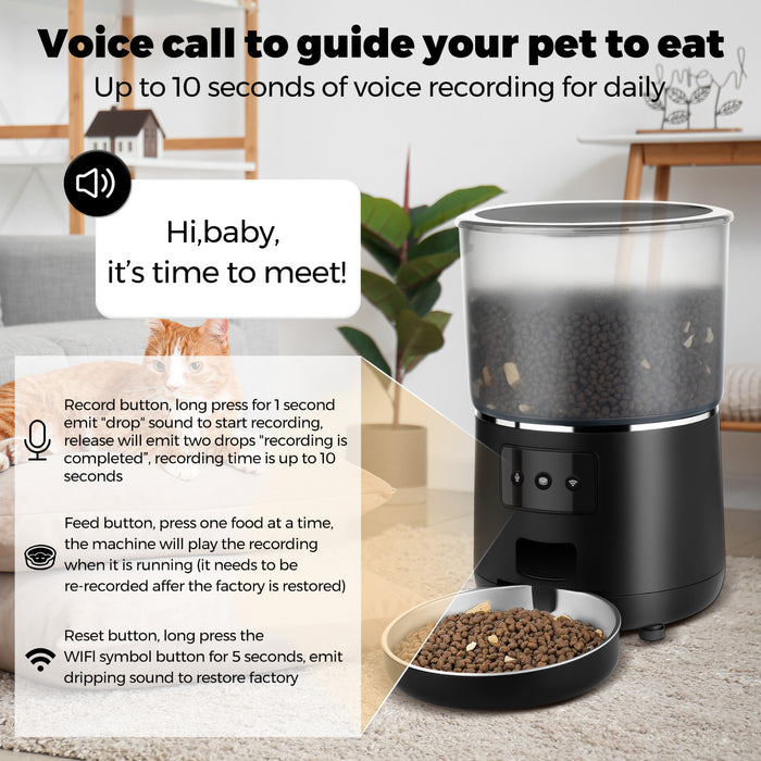FeedFlow - Automatic Pet Feeder with Smart App Control