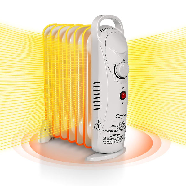 Portable Space Heater | Oil-Filled Radiator | Quiet Heating | Energy ...