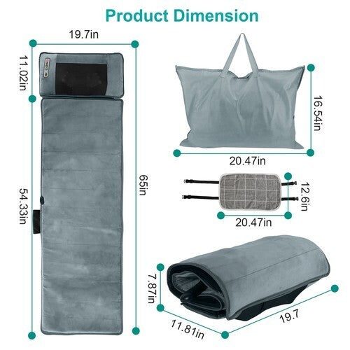VibeEase - Full Body Massage Mat with Neck Massager