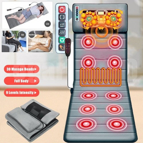 VibeEase - Full Body Massage Mat with Neck Massager