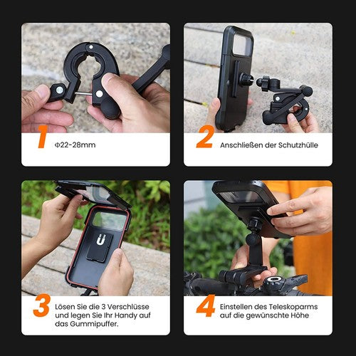 HydroLock - Motorcycle Phone Mount