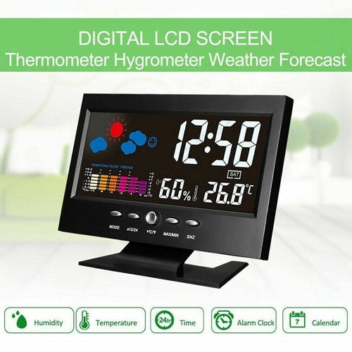 ChronoGlow - Digital Weather Alarm Clock