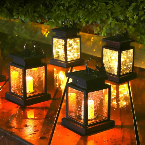 Solarique - Solar Hanging Candle Lanterns