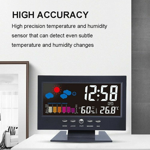 ChronoGlow - Digital Weather Alarm Clock