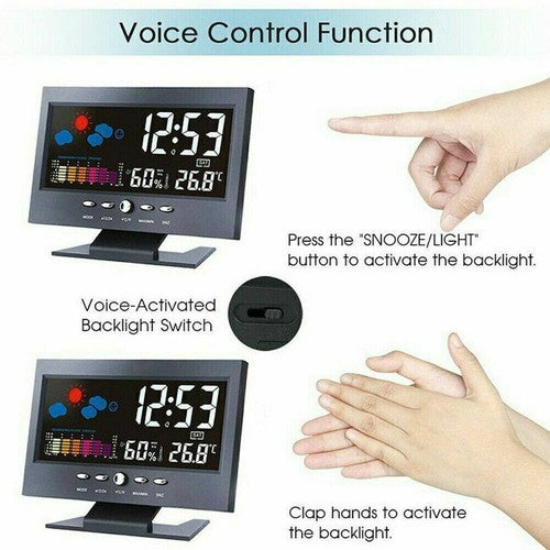 ChronoGlow - Digital Weather Alarm Clock