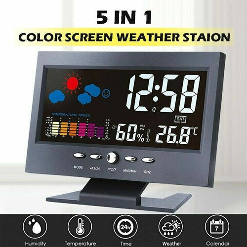 ChronoGlow - Digital Weather Alarm Clock