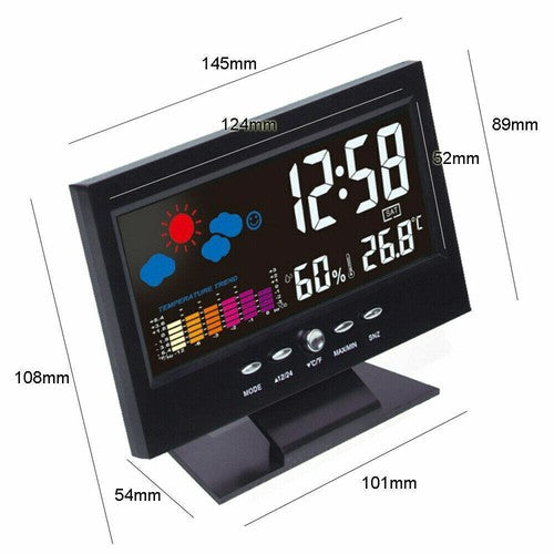 ChronoGlow - Digital Weather Alarm Clock