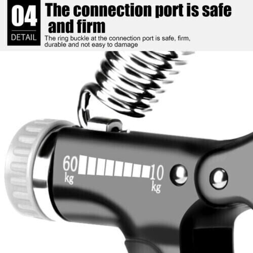 SteelFlex - Adjustable Hand Gripper with Counter