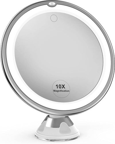 ReflektGo - Lighted Makeup Mirror with 10X Magnification