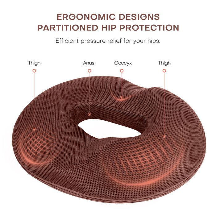 Donut Seat Cushion for Tailbone and Hemorrhoid