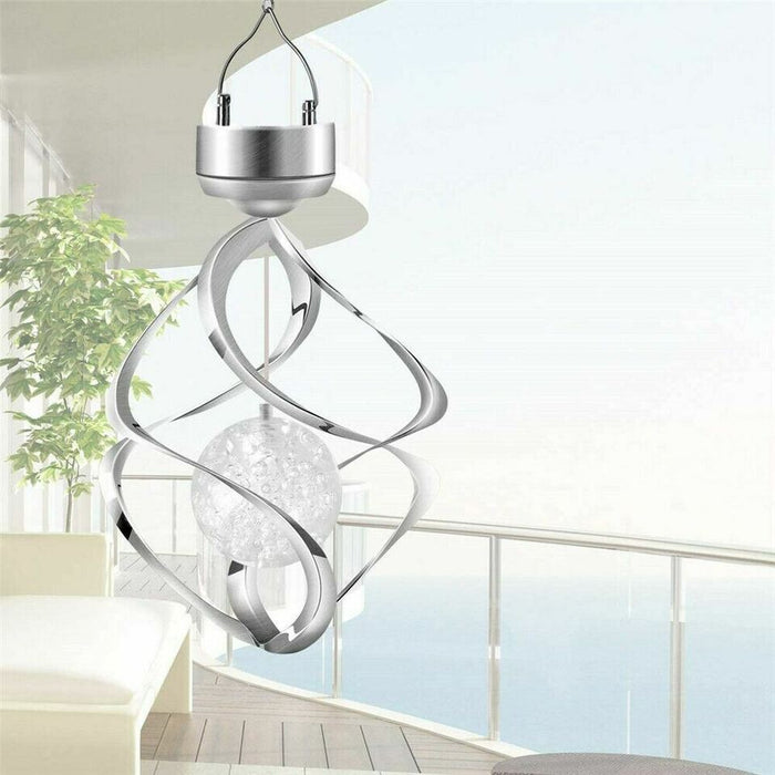 Color Changing Solar Wind Chimes