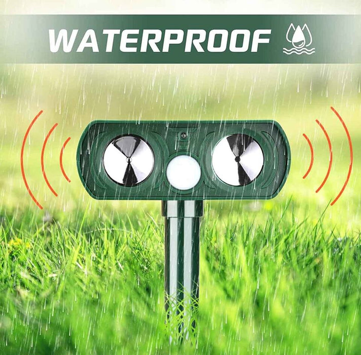 Solar-Powered Ultrasonic Pest & Cat Repeller