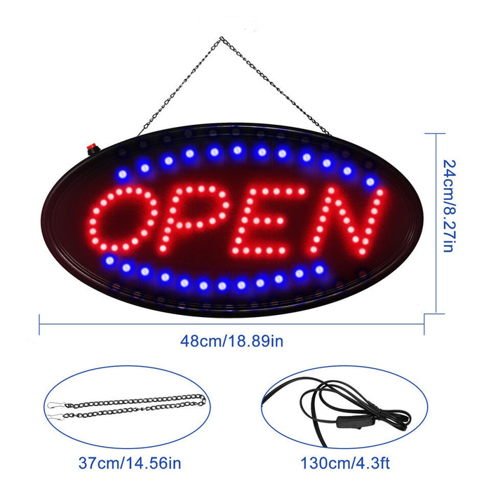 Animated Motion Running LED OPEN Sign