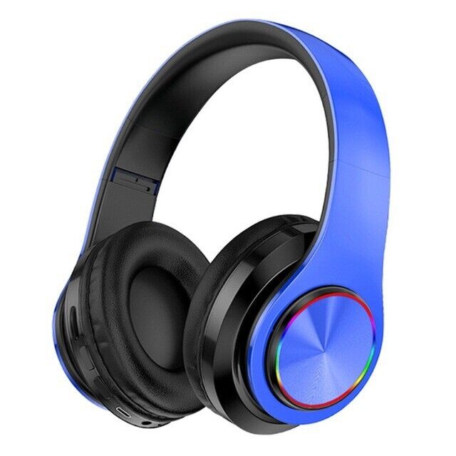 Big Bass Wireless Over-Ear Bluetooth Headphones with Mic