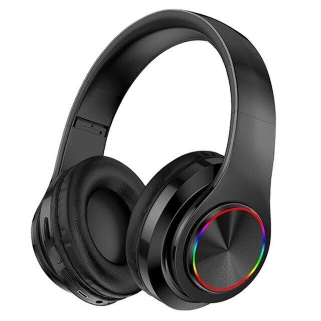 Big Bass Wireless Over-Ear Bluetooth Headphones with Mic