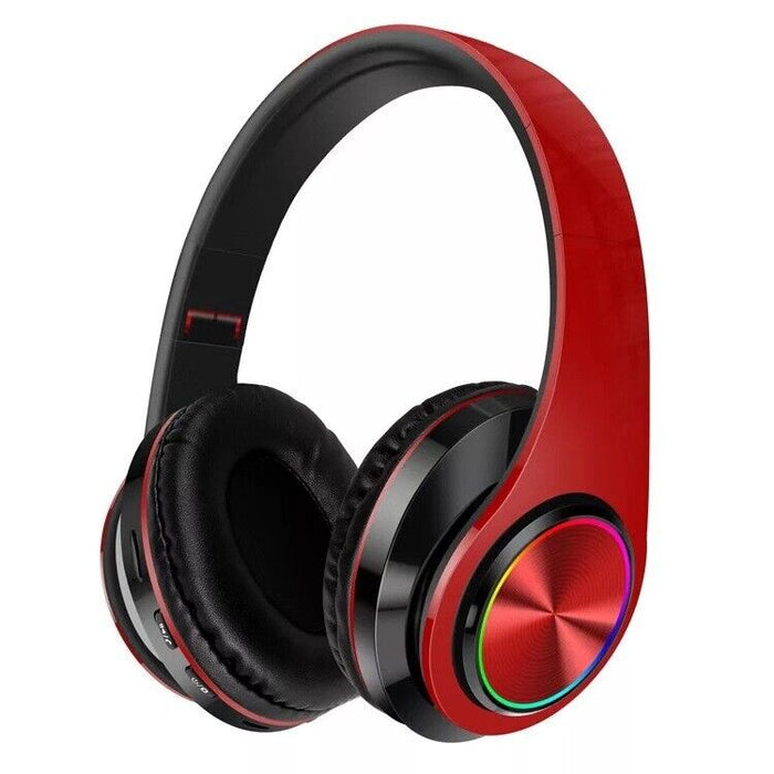 Big Bass Wireless Over-Ear Bluetooth Headphones with Mic