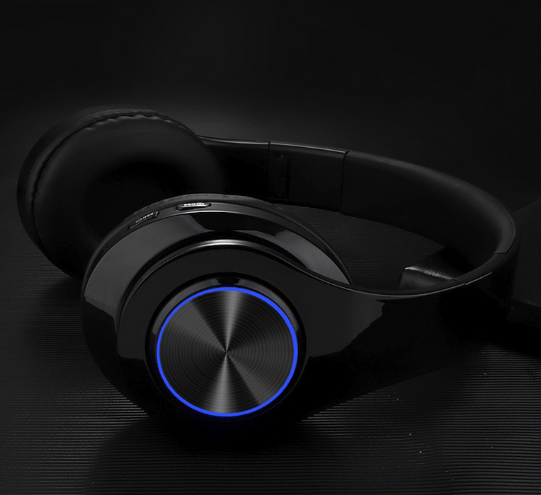 Big Bass Wireless Over-Ear Bluetooth Headphones with Mic